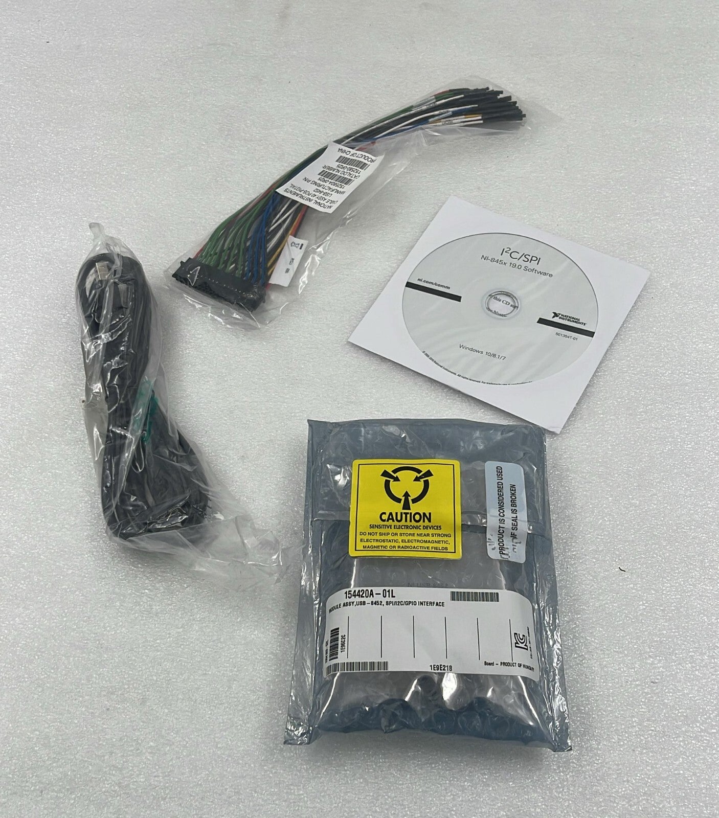 National Instruments NI USB-8452 Module SPI/I2C/GPIO Interface 154420A-01L