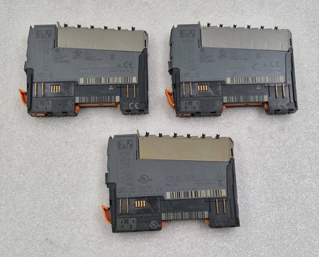 Lot of 3 B&R X20 BT 9100 bus transmitter modules with X20 BM 11 Base