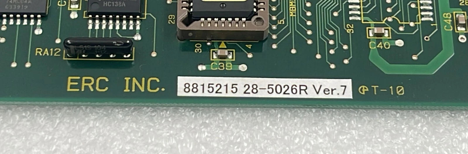 SHODEX RI-101 ERC 8815215 Control PCB Board 28-5026R