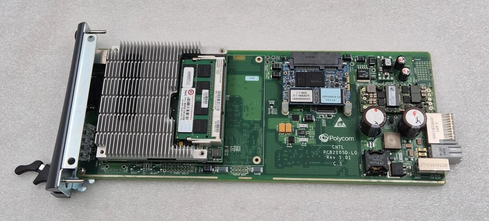 POLYCOM CNTL 2000 PCB2105D-L0 BRD2534B-L0 PCB Board Drive W/ 8G Transcend