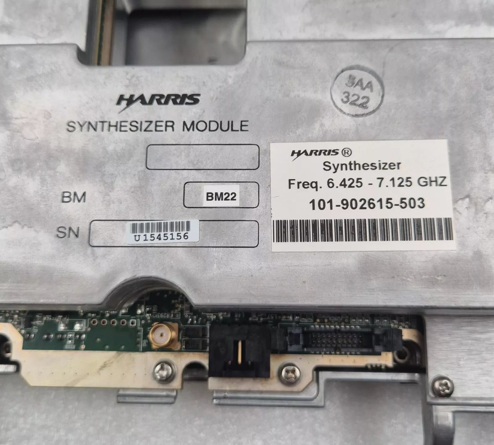 HARRIS SYNTHESIZER MODULE 191-903120-001 Transceiver 6.425-7.125 GHZ UPPER BAND