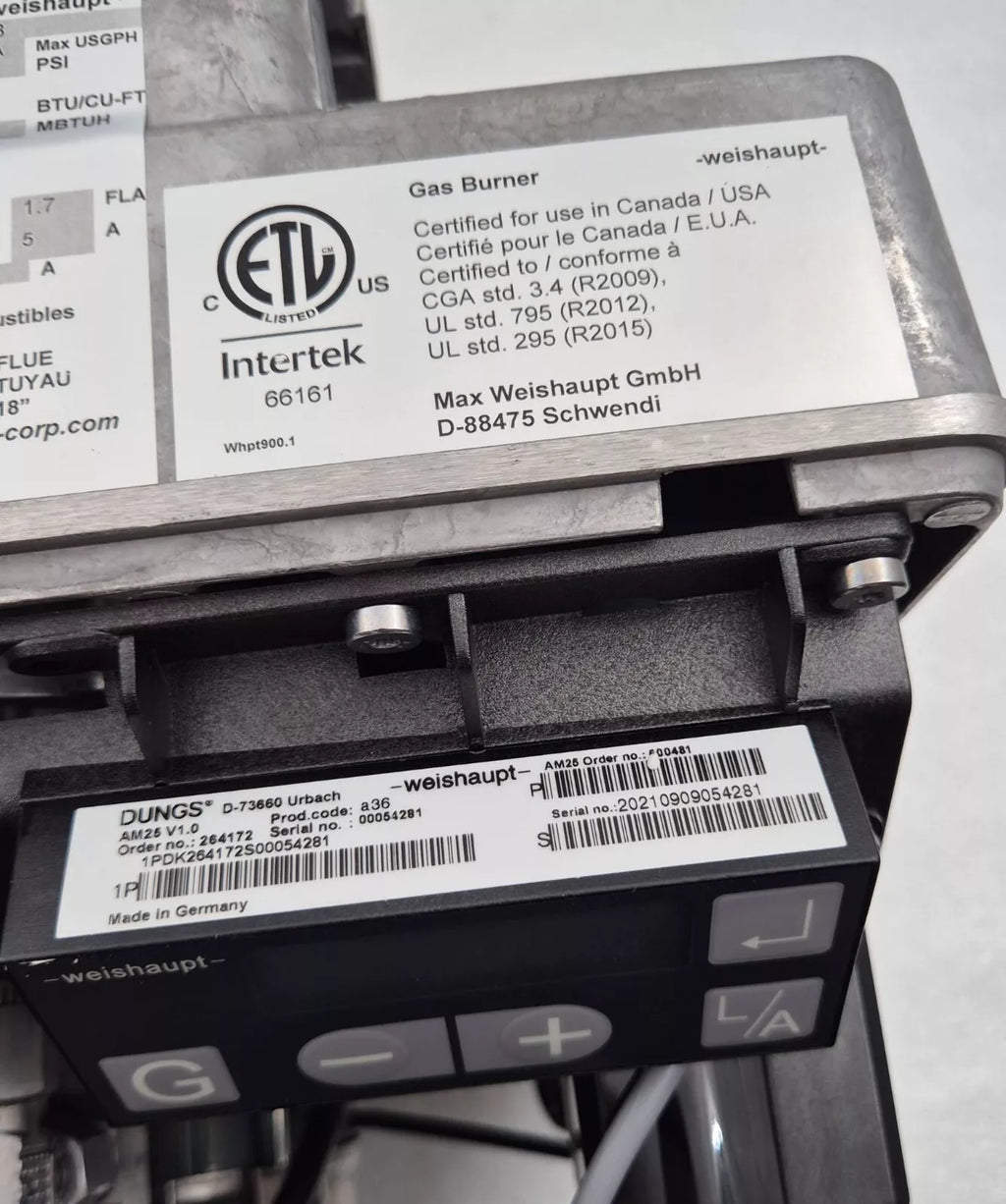 *NEW* DUNGS Weishaupt WG10F/1-D ZM-LN 23312624 GAS BURNER