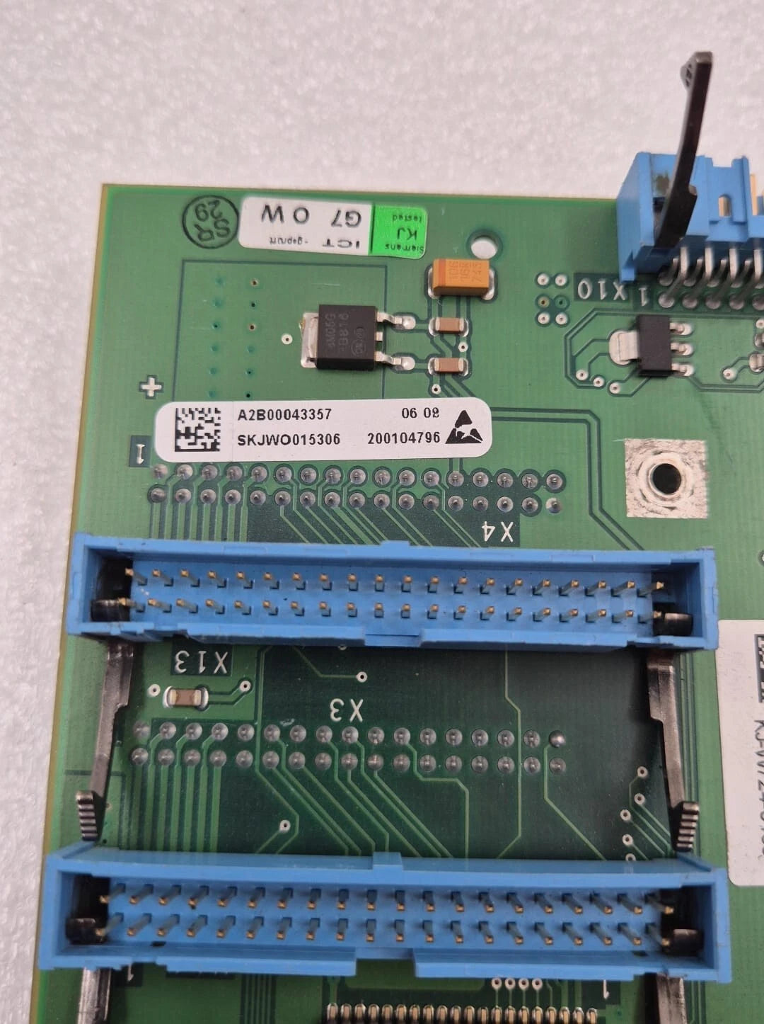 Siemens PC Head and Processor Board 00344487-02