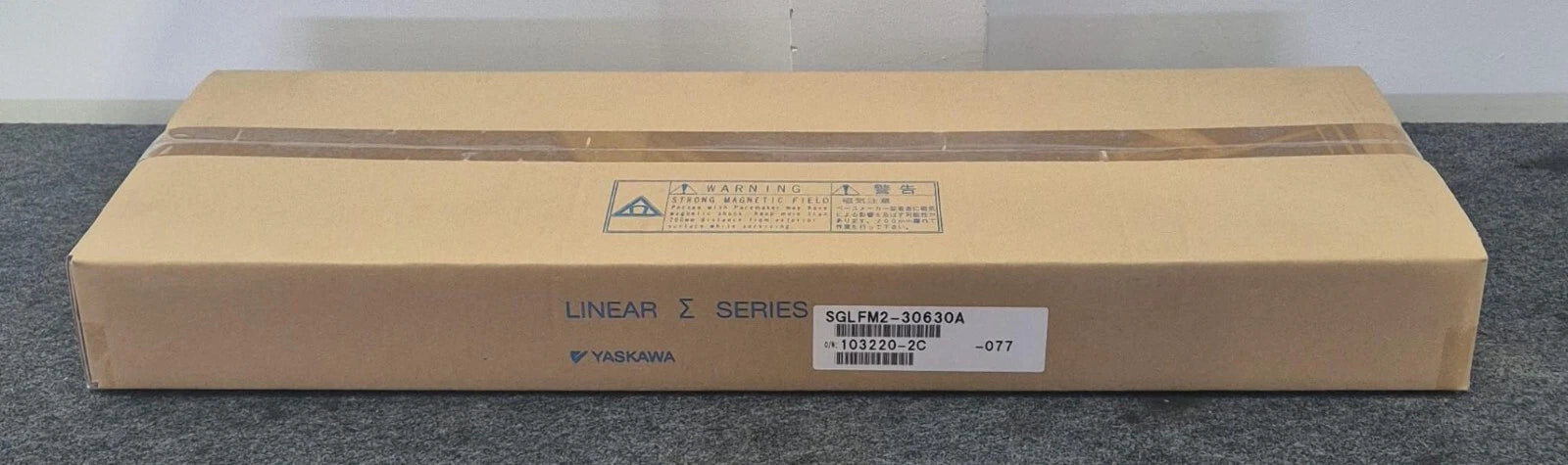 Yaskawa SGLFM2-30630A linear Σ series 630mm magnetic rail