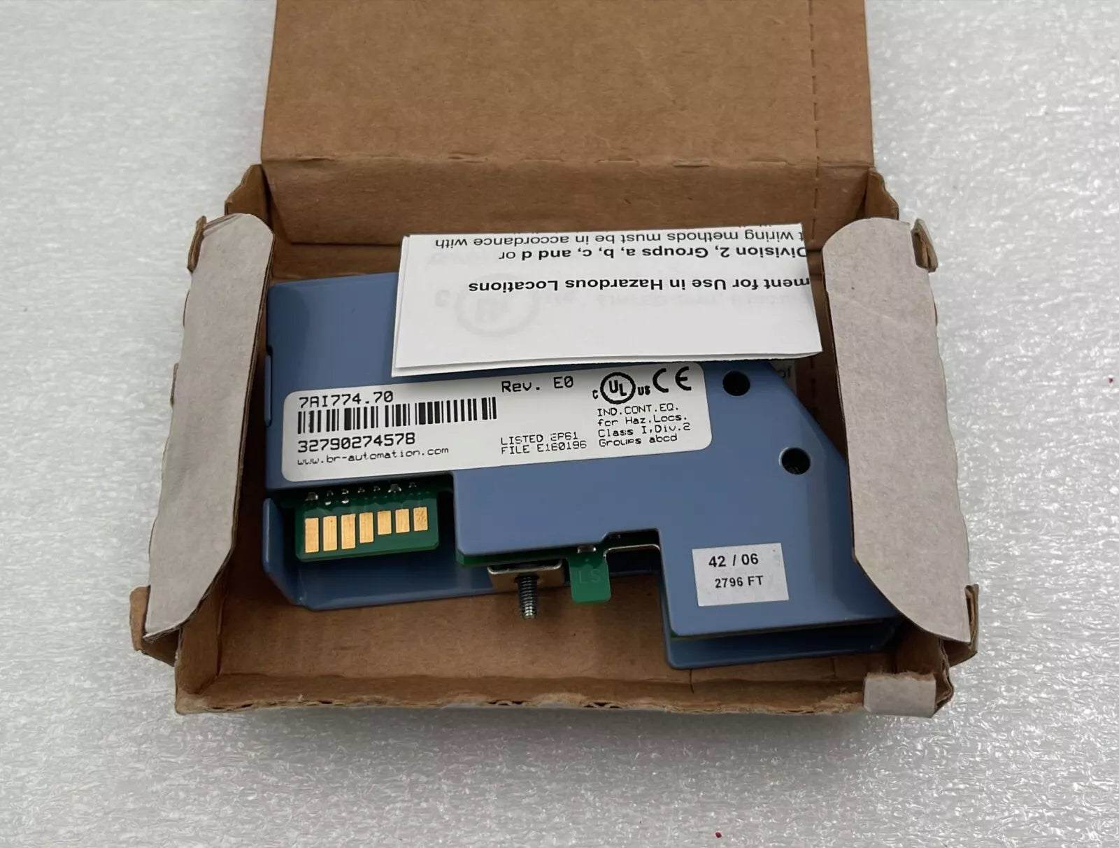 **NEW** B&R Automation 7AI774.70 Analog Input Module B2517807