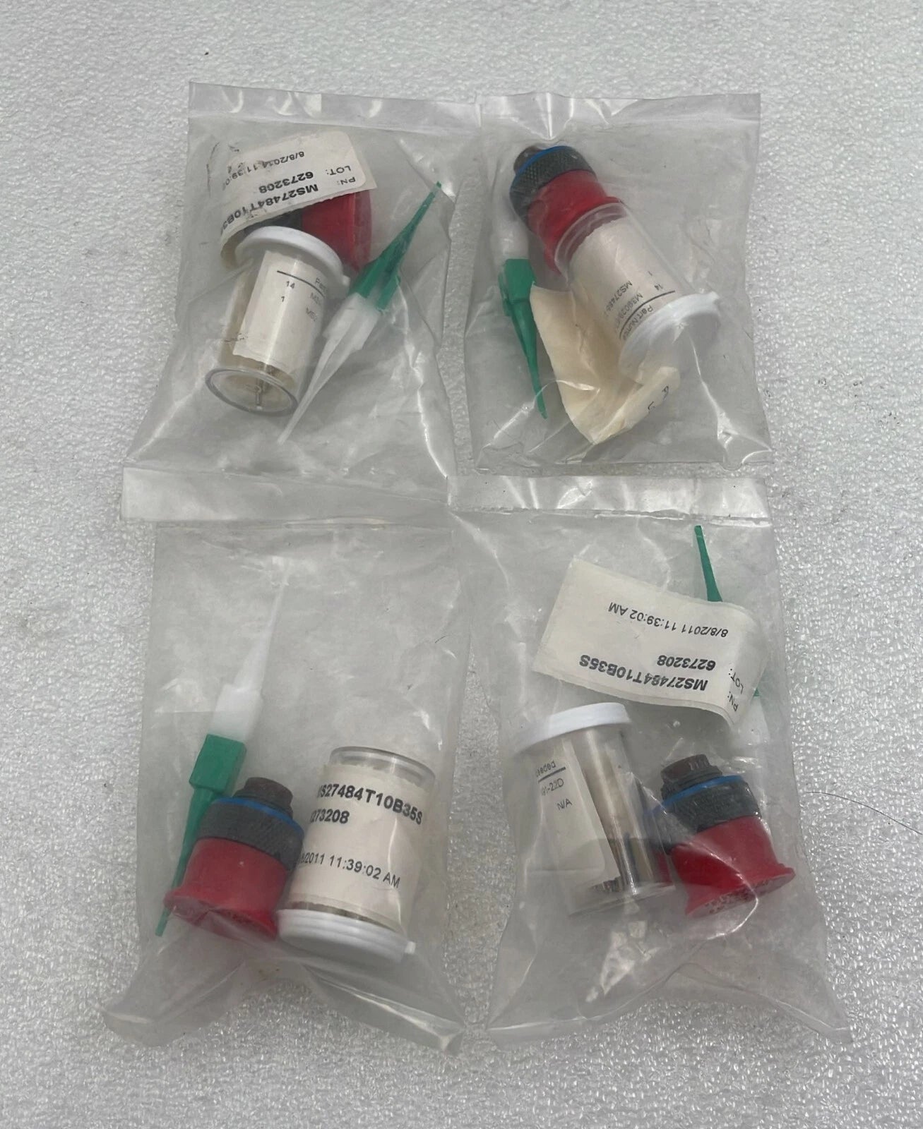 [LOT 4 PCS] Amphenol MS27484T10B35S Circular MIL Spec Connector