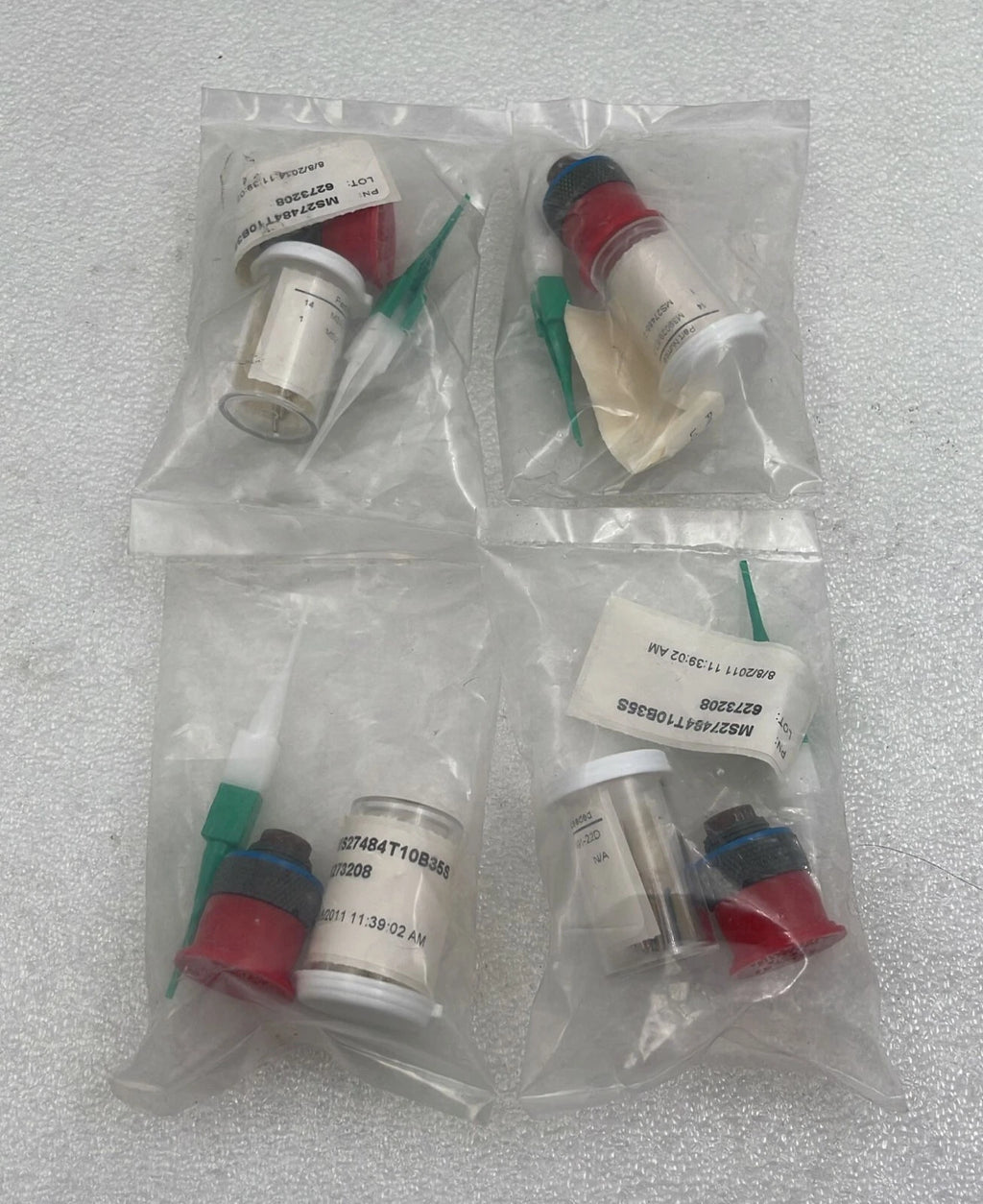 [LOT 4 PCS] Amphenol MS27484T10B35S Circular MIL Spec Connector