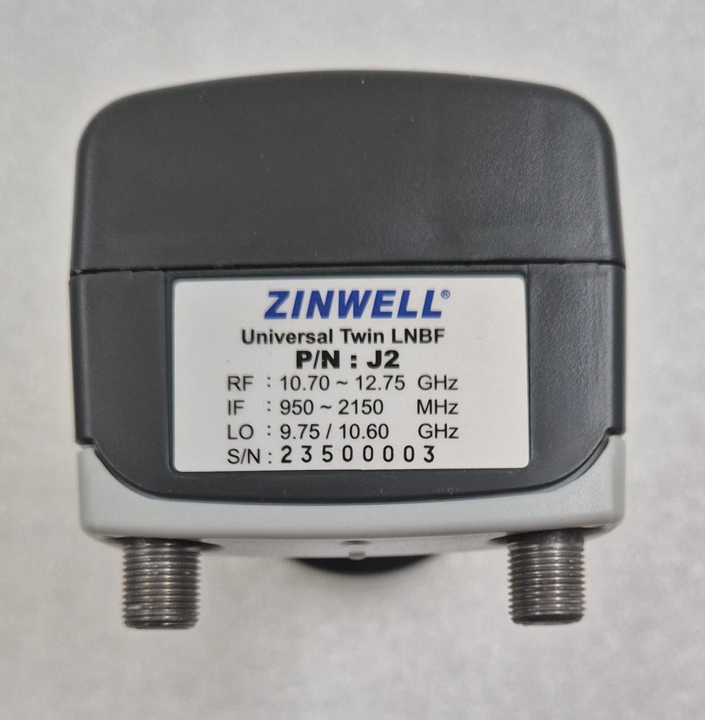 ZINWELL Universal Twin LNBF J2 10.70~12.75 GHZ **NEW**