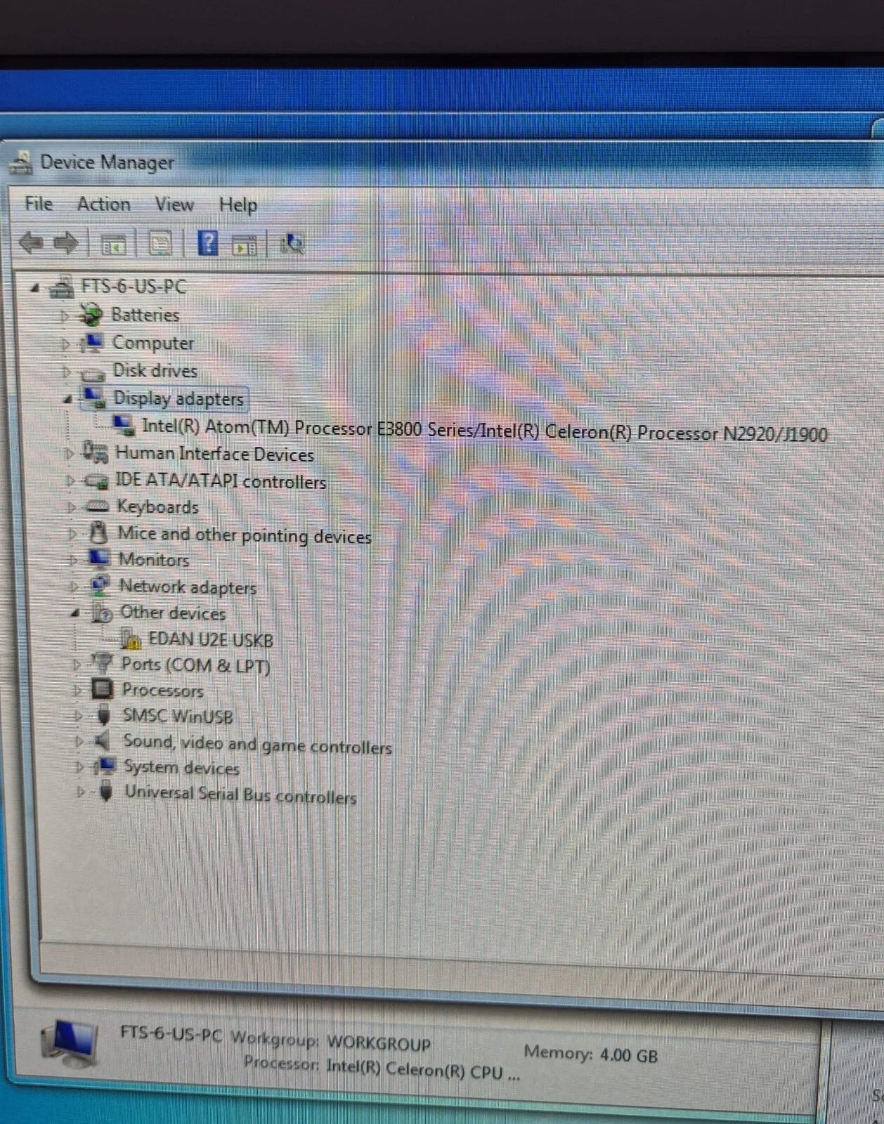 ADVANTECH POC-W212C Touch Monitor 21.5" PC EDAN FTS-6 Central Monitoring System
