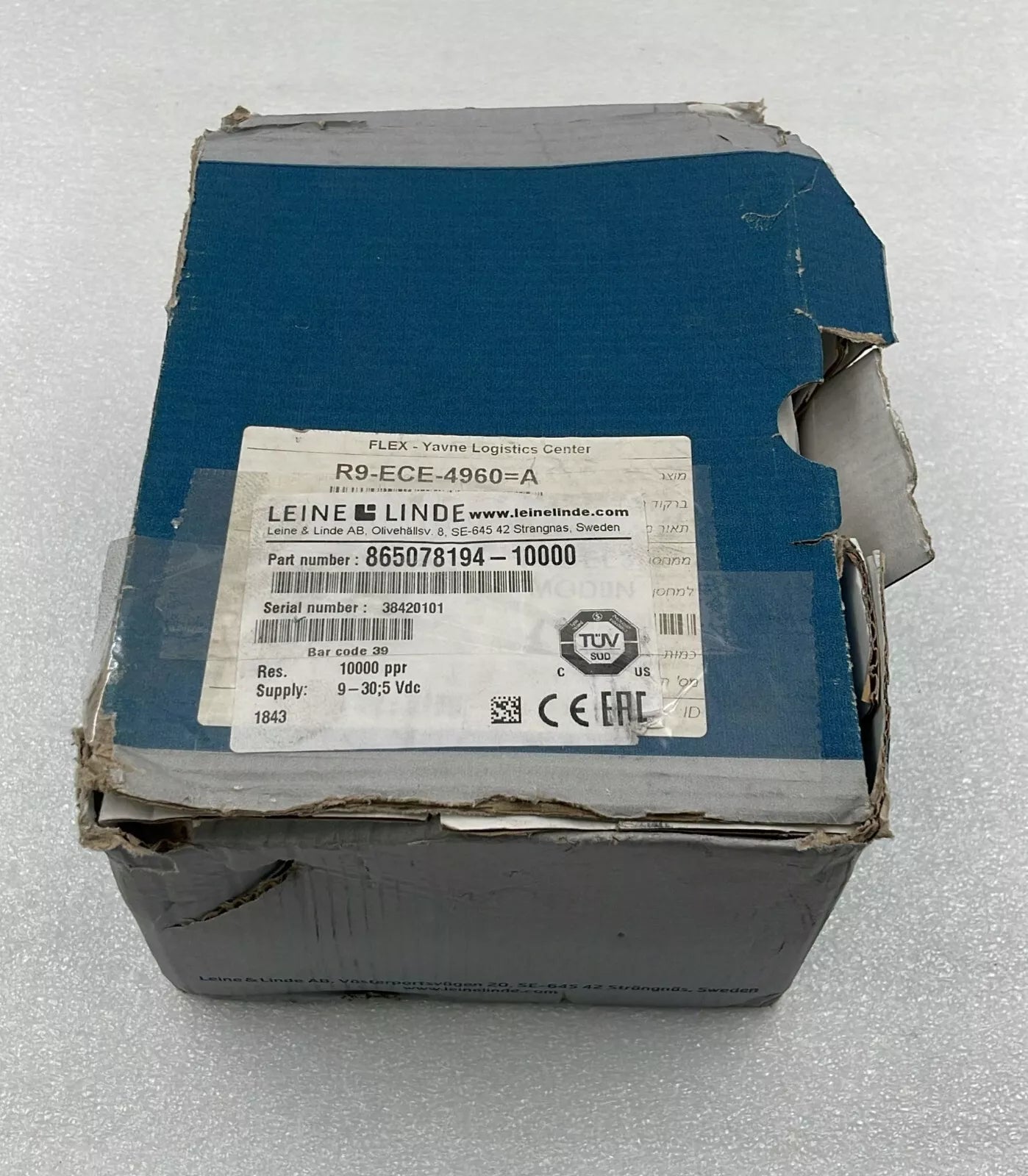 Leine & Linde XHI Heavy Duty Encoder 865078194-10000 industrial rotational feedback encoder