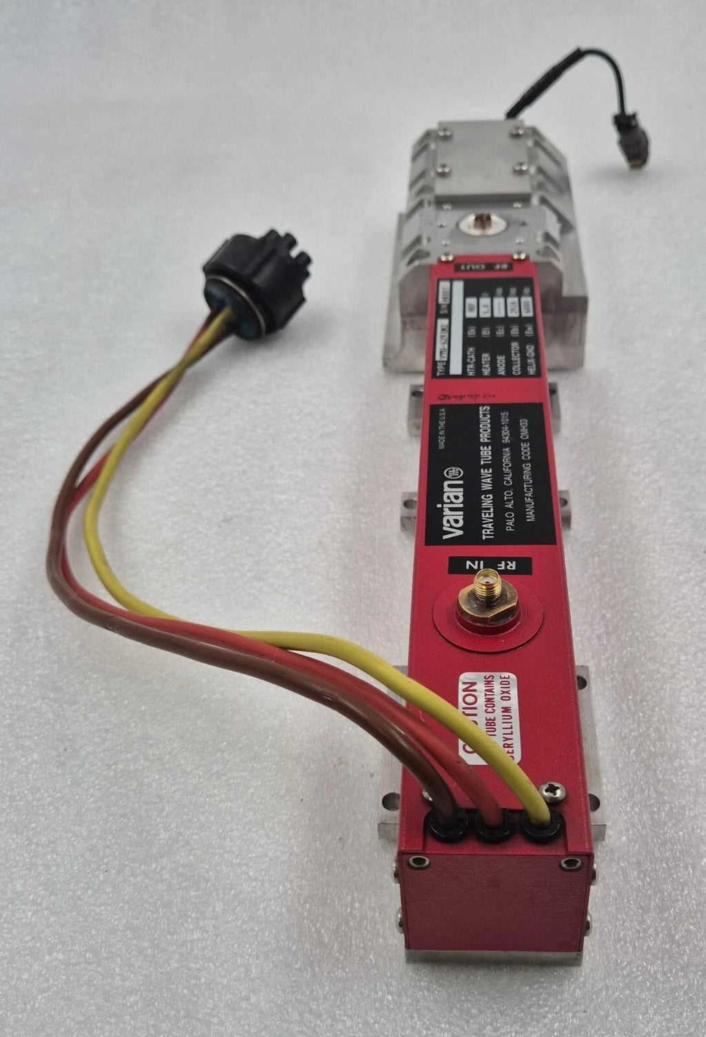 Varian Traveling Wave Tube Products RF Amplifier VTU-6291M2