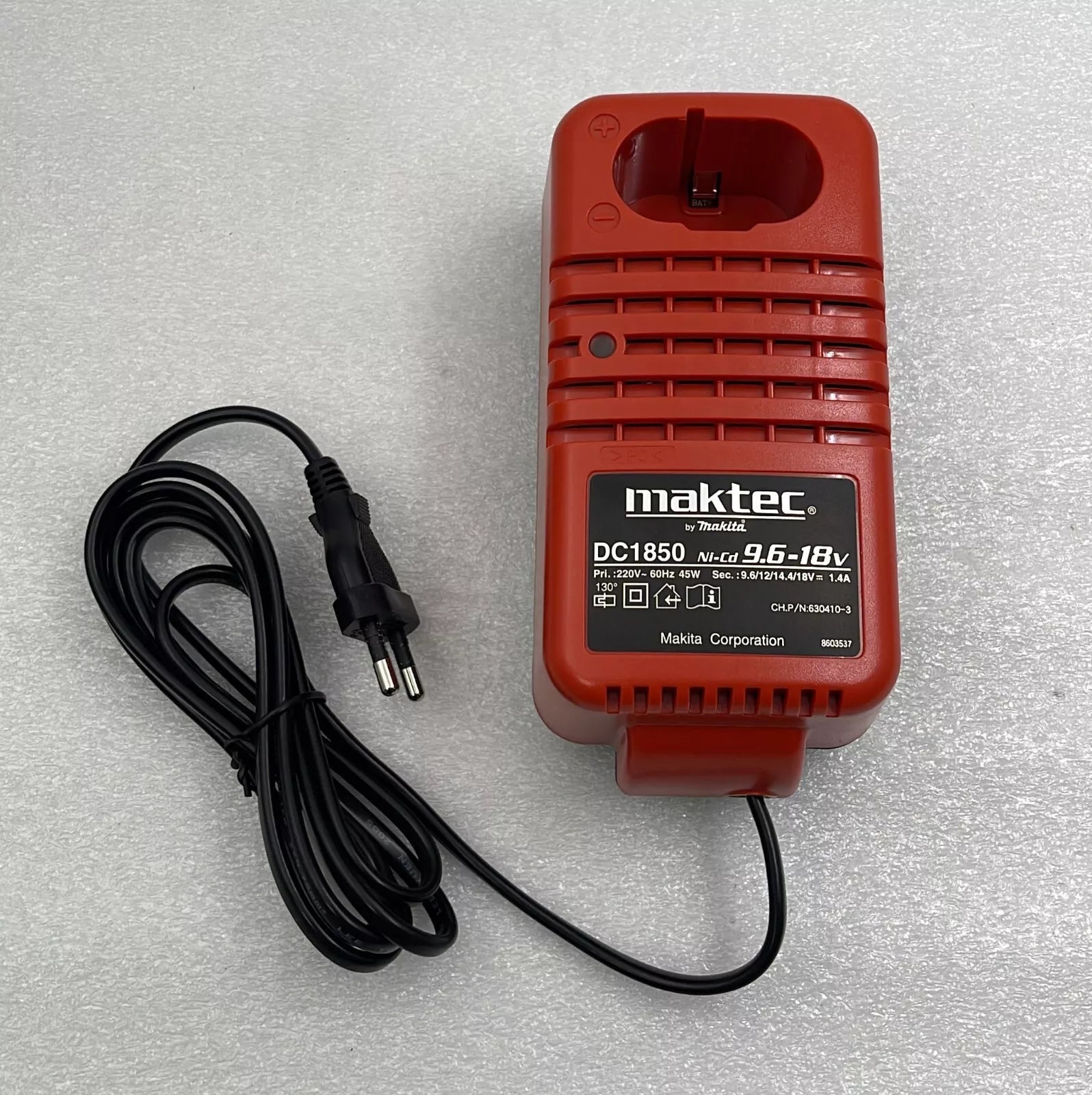 [LOT 12 PCS] Maktec By Makita DC1850 Ni-Cd 9.6-18V Battery Charger