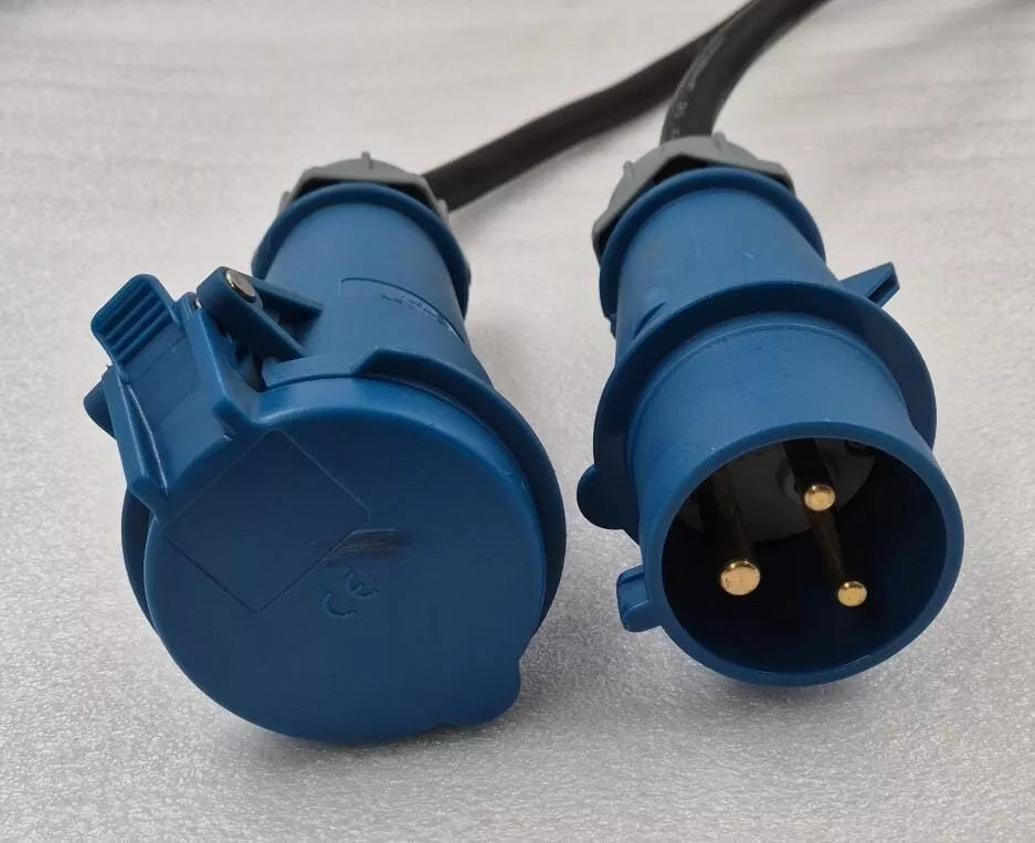 APC AP 7155 In-Line Current Meter 32A 230V IEC309 input and output