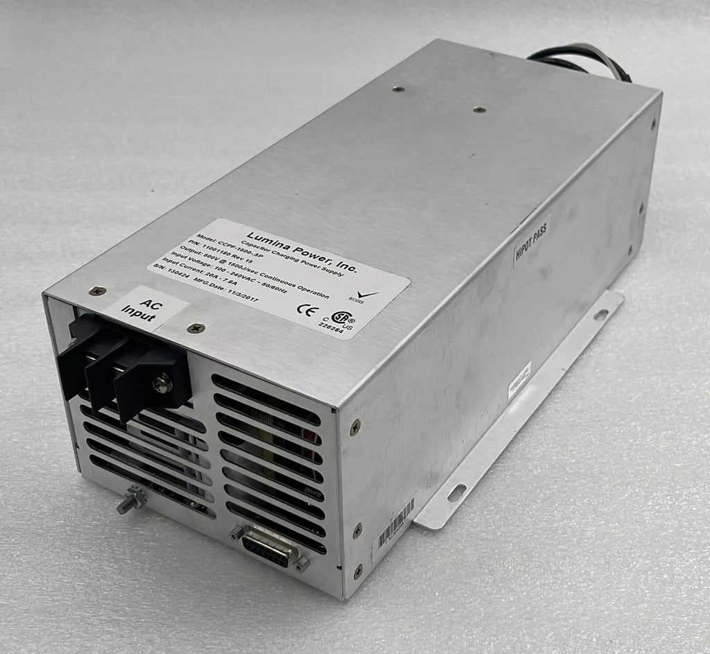 Lumina Power CCPF-1500-.5P 11001180 Capacitor Charging Power Supply 500V 1500J