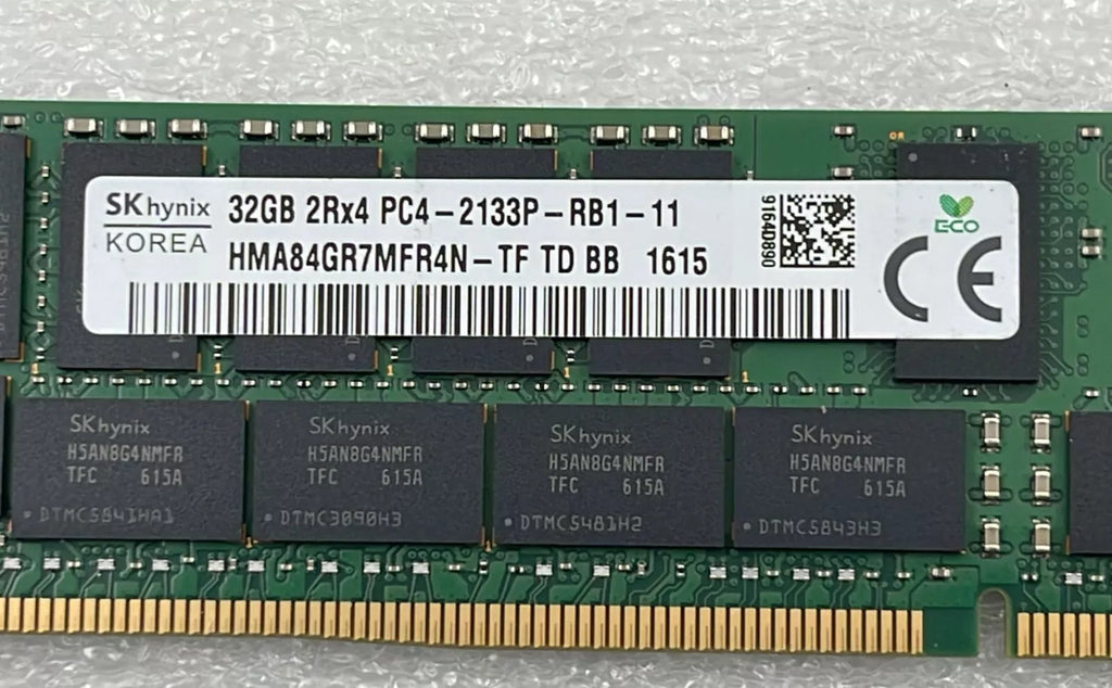 [LOT 7 PCS] SK Hynix 32GB 2Rx4 PC4-2133P-RB1 HMA84GR7MFR4N-TF Server Memory RAM