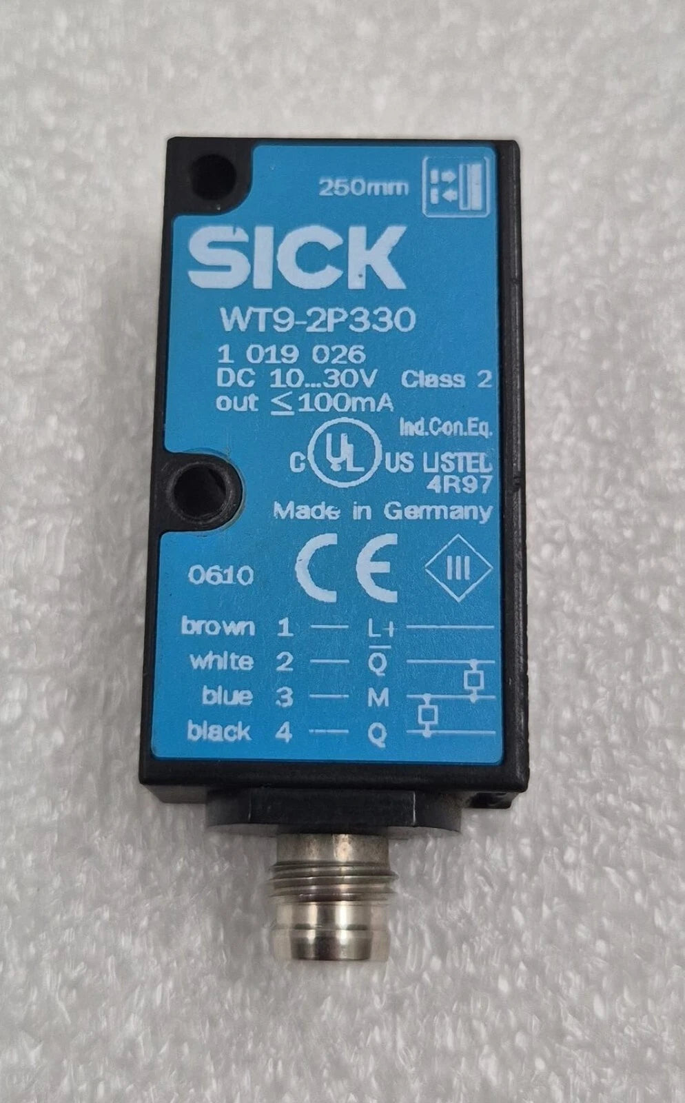 SICK WT9-2P330 1019026 Photoelectric Sensor Detector DC 10-30V