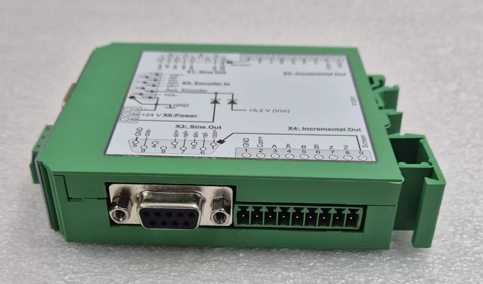 Motrona SV210 Encoder 24VDC Input Sine-Cosine Signal Distributor SW SV21001P