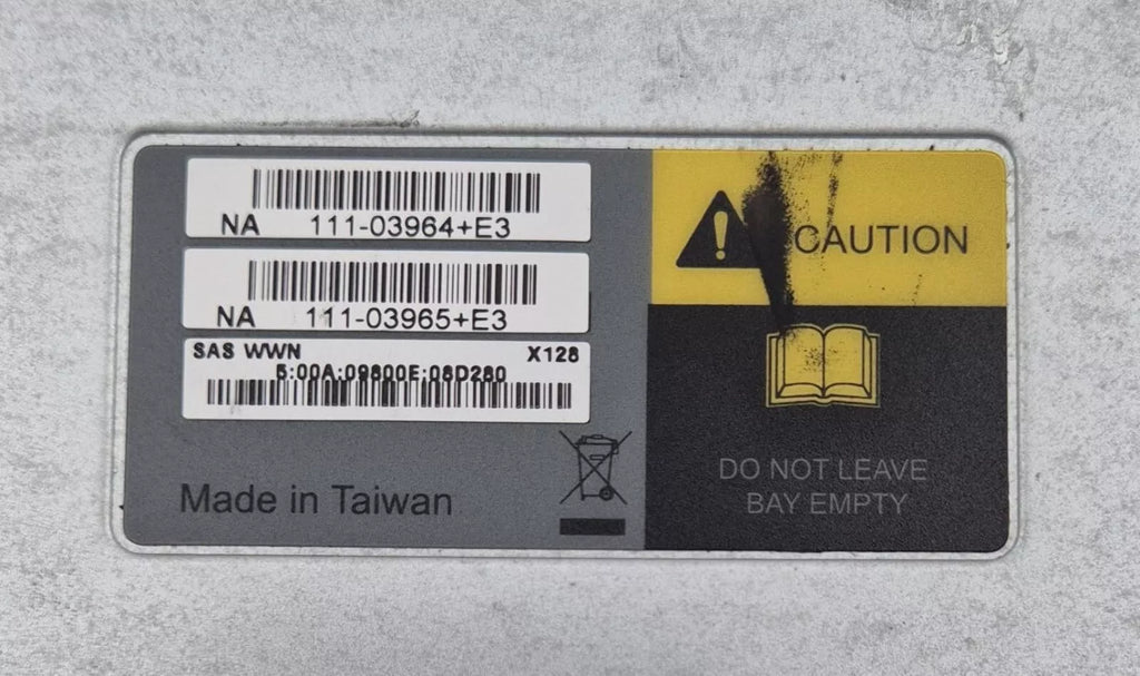 NetApp 111-03964+E3 SAS WWN X128 Storage Controller