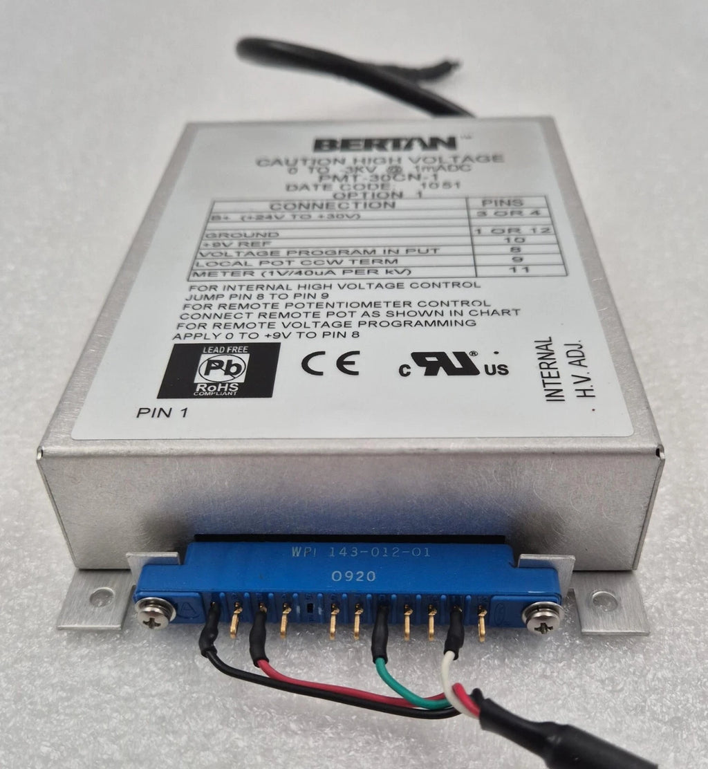 Spellman BERTAN PMT-30CN-1 0-3KV HIGH VOLTAGE POWER SUPPLY DEL HVPS MOD 3KV