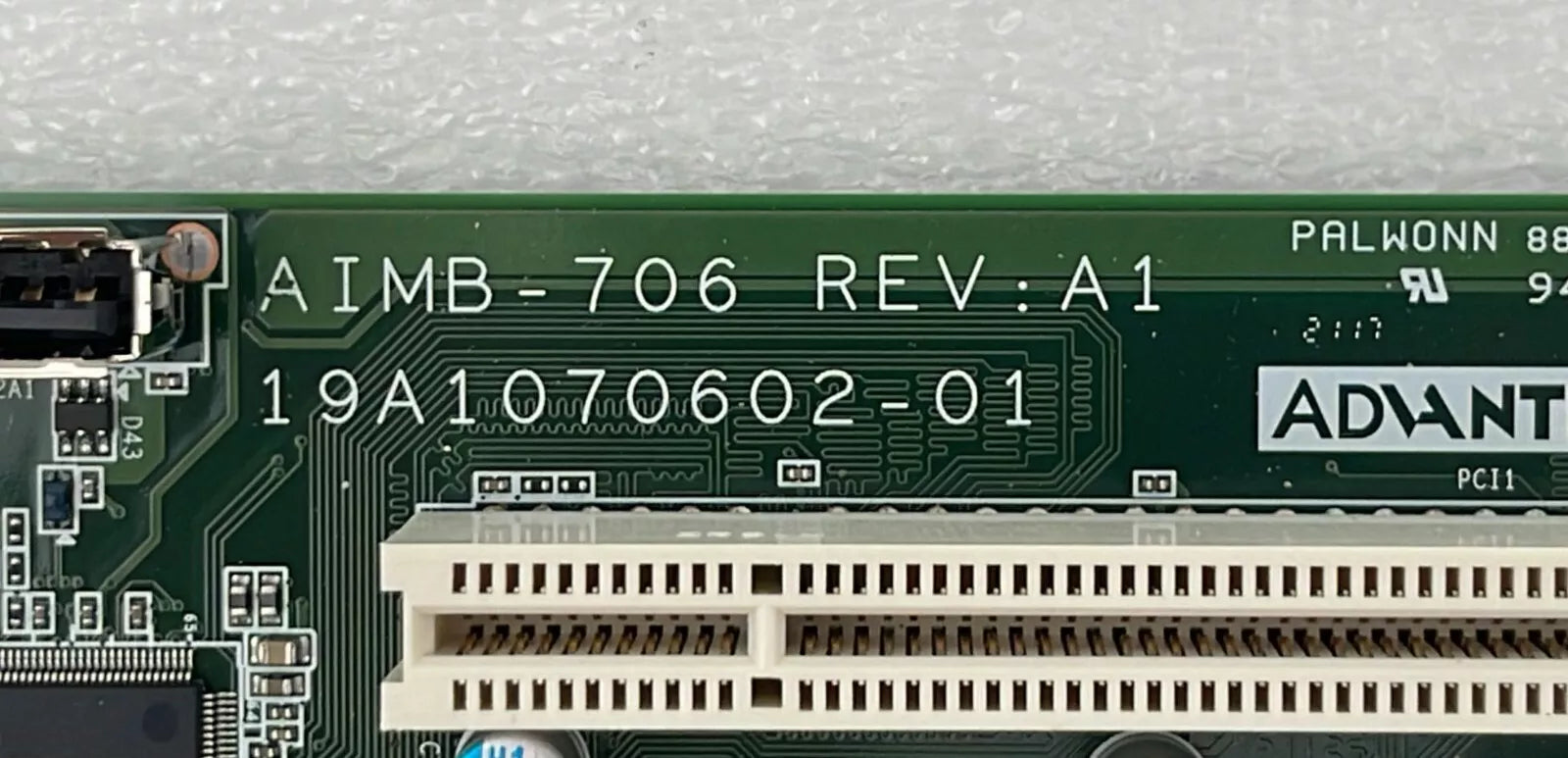 Advantech AIMB-706 Motherboard 19A1070602-01 With Fan & I/O Shield