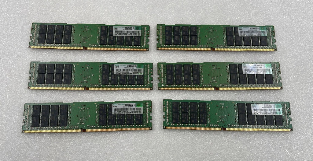 [LOT 6] SAMSUNG 32GB 2Rx4 PC4-2400T M393A4K40CB1-CRC0Q DDR4 RAM HPE 809083-091