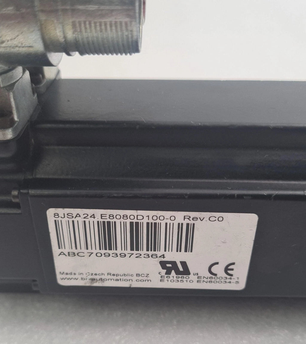 B&R Automation 8JSA24.E8080D100-0 Servo Motor 560VDC 8000rpm
