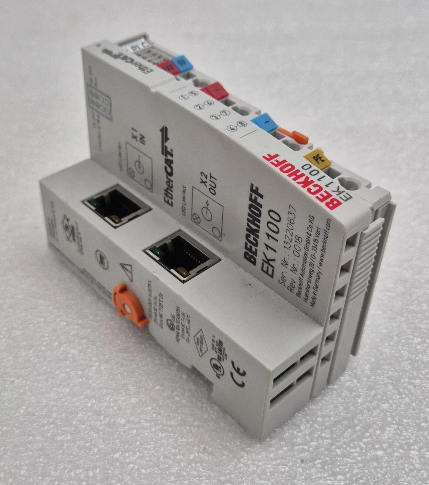 Beckhoff EK1100 EtherCAT coupler interface module