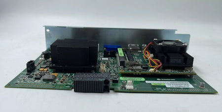 Kontron 801-138 771-119-D0 embedded industrial control board with heatsink and I/O ports