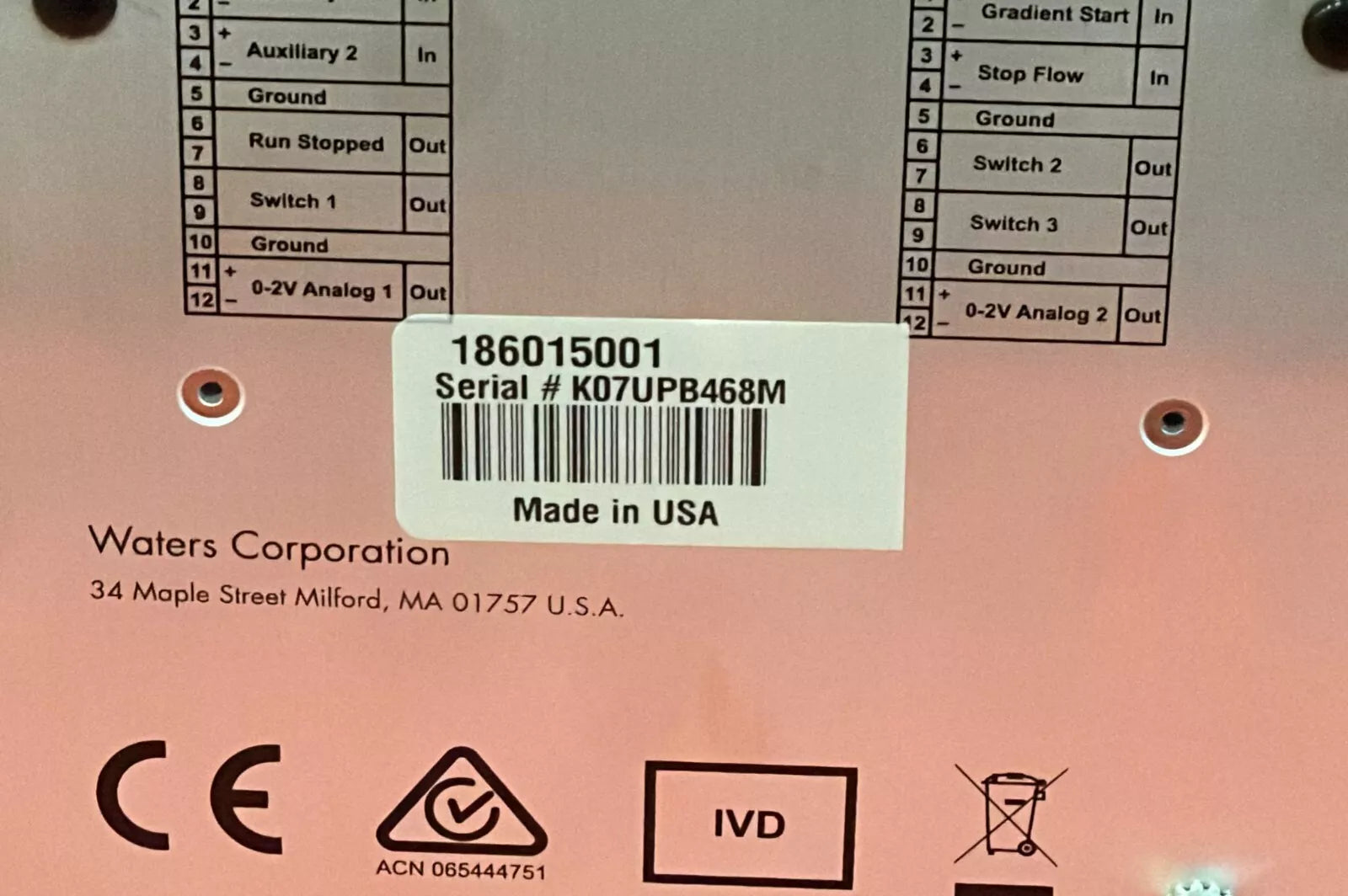 Waters Acquity Binary Solvent Manager UPLC 186015001 W/ Tray **AS IS