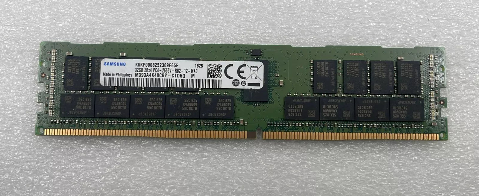 [LOT 8] Samsung 32GB 2Rx4 PC4-2666V M393A4K40CB2-CTD6Q DDR4 Memory Server RAM
