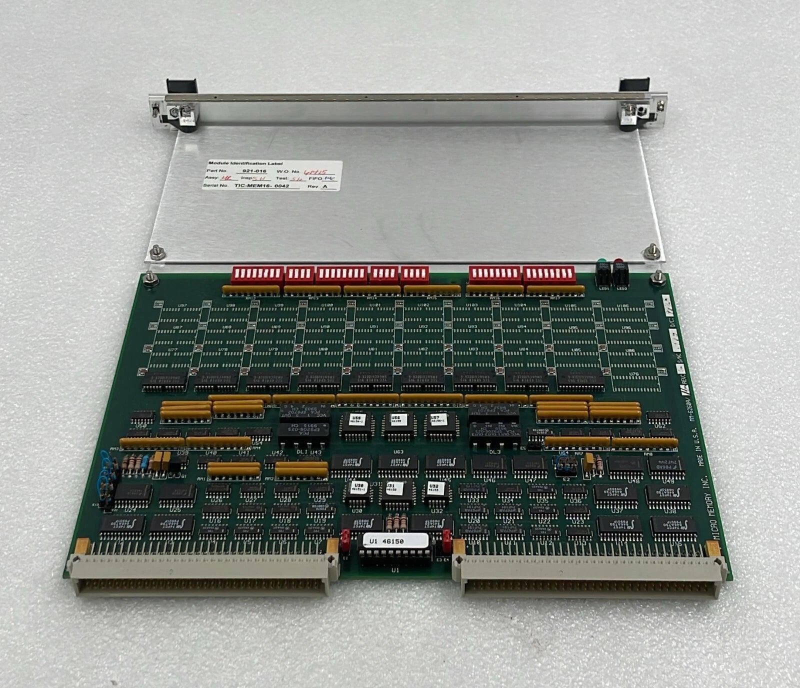 Brook Automation Module 921-016 Micro Memory MM-6260A