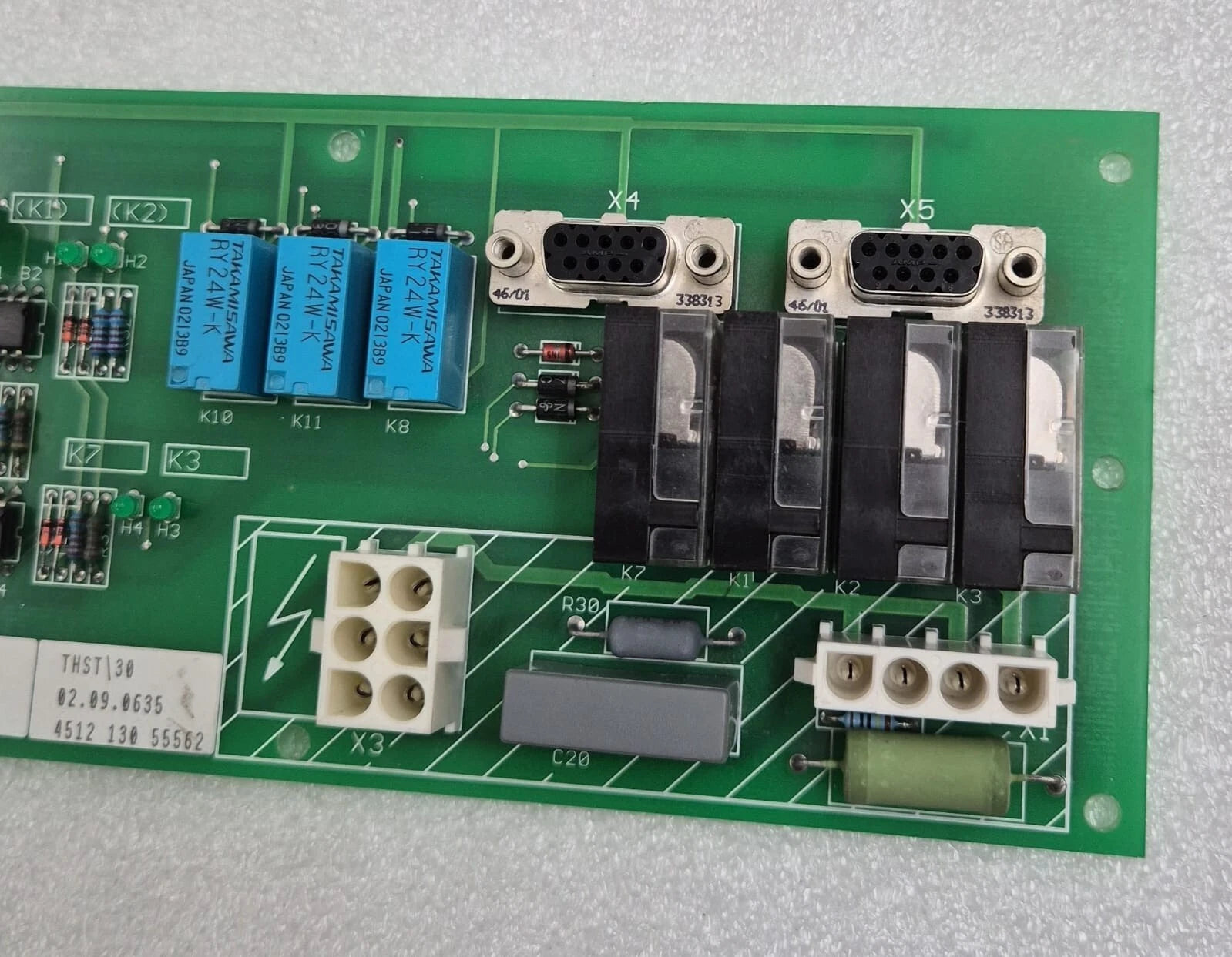 Philips 4512 130 55562 Bucky Diagnost Motor Controller Board WME PCB
