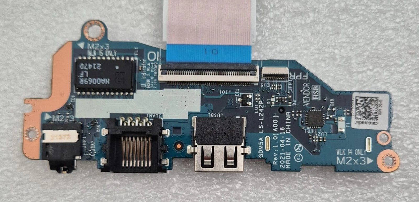 Dell Vostro 3510 GDM50 LA-L241P Laptop i5 Motherboard & GDM5A LS-L242P USB SD IO