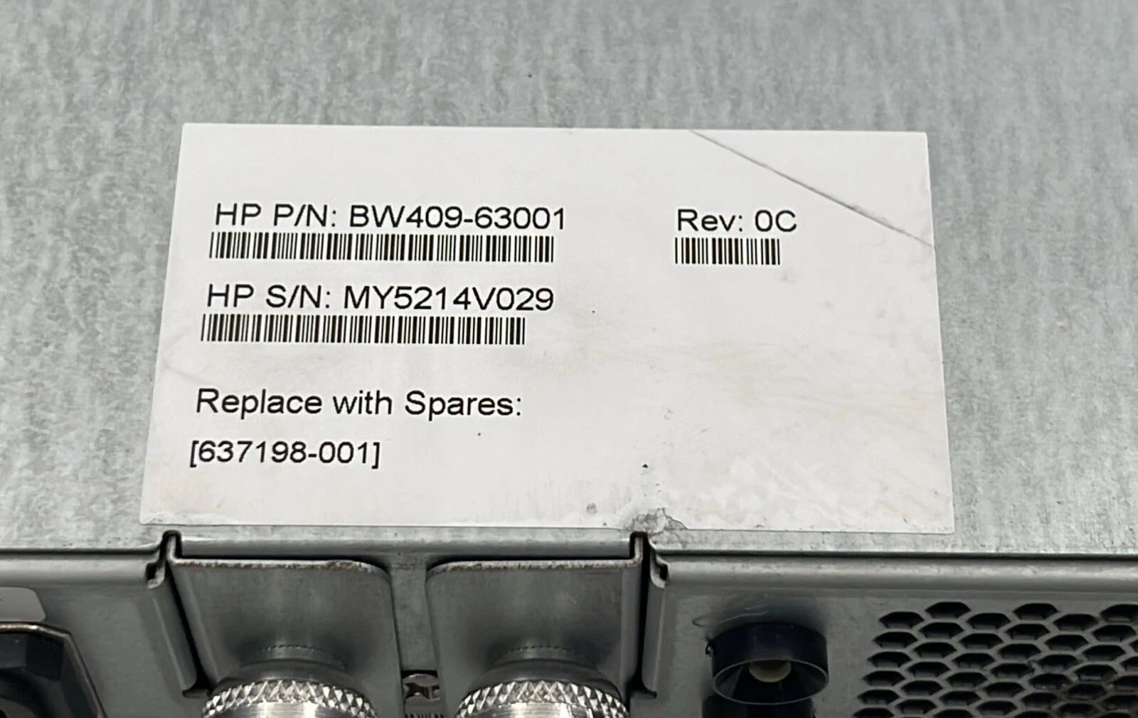 HP StorageWorks VLS9000 8GB FC Switch BW409-63001 20-Port HSTNM-N031