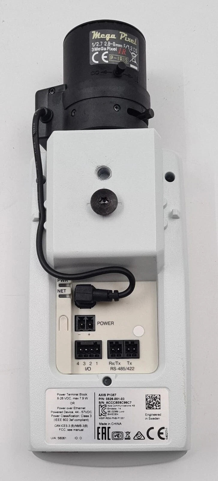 AXIS Communications P1357 0526-001-03 Network Security Surveillance Camera