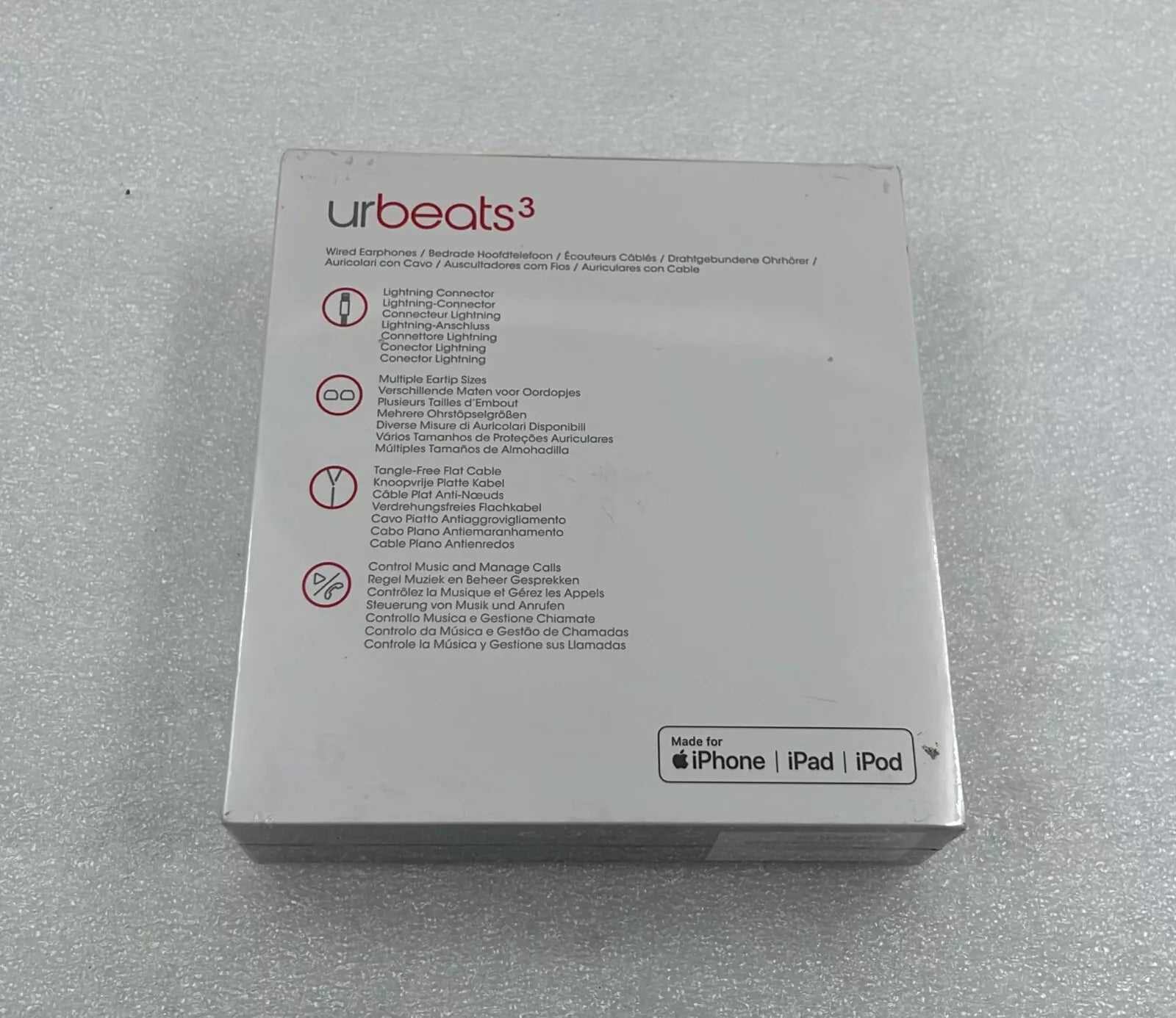 [LOT 5 PCS] *NEW OEM* Apple Beats by Dr.Dre urBeats3 Wireless Lightning Blue