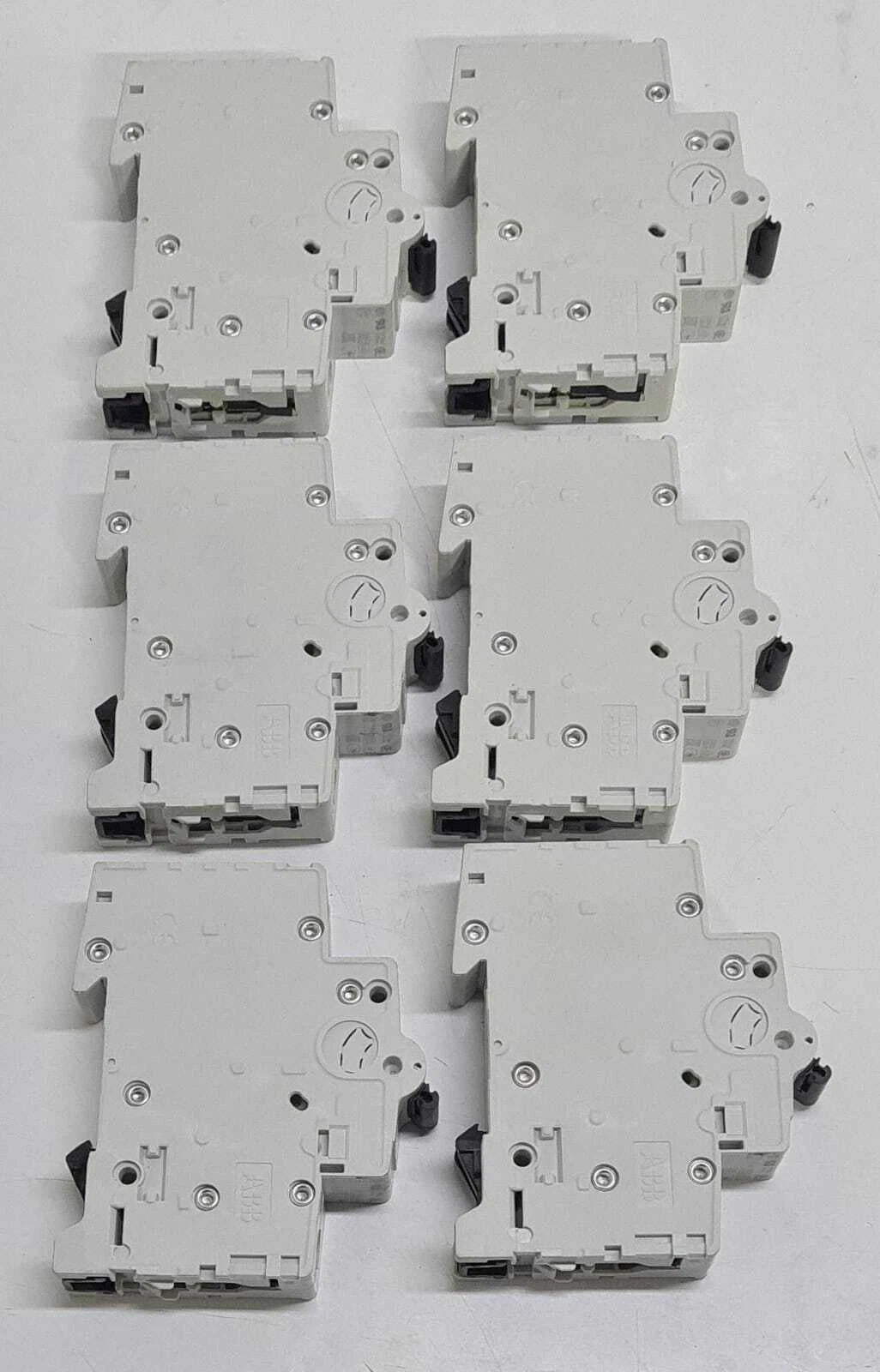 [LOT OF 6] ABB S201M C63 Circuit Breaker 1 Pole LS switch Line Protection
