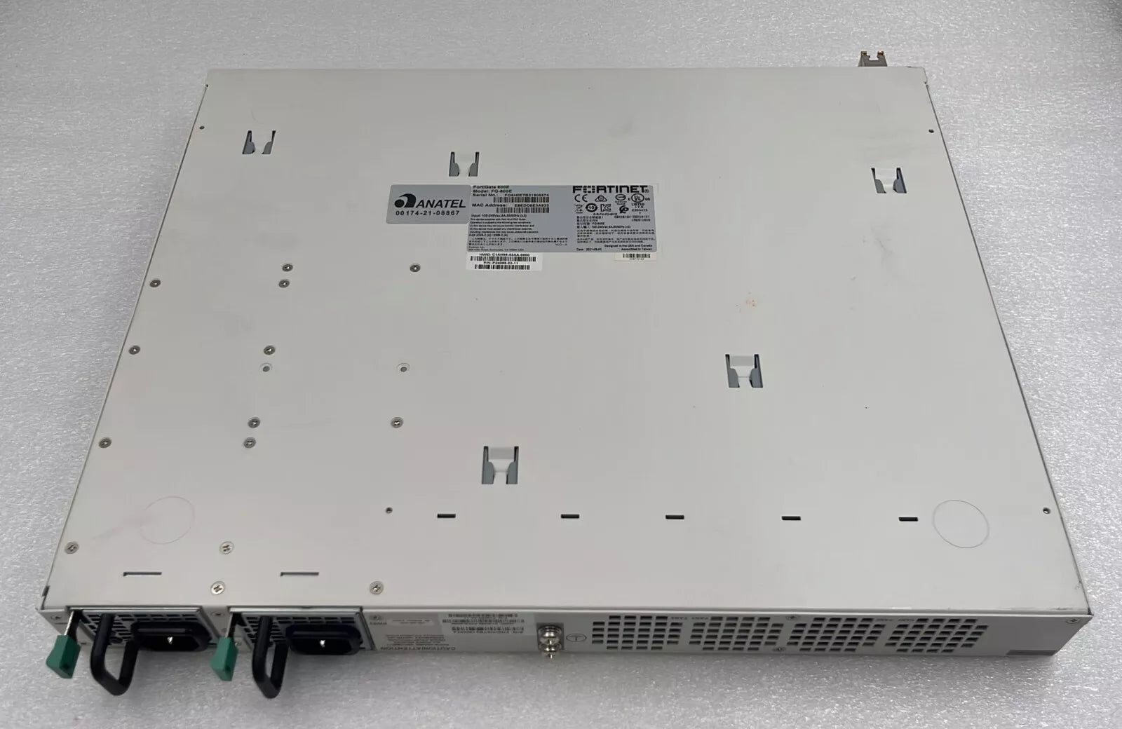 Fortinet FG-600E FortiGate 600E Network Security Firewall W/ WT-10G-SFP+-T-FN