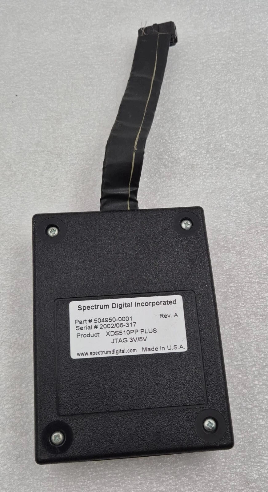 Spectrum Digital XDS510PP PLUS 504950-0001 Rev. A Emulator Pod
