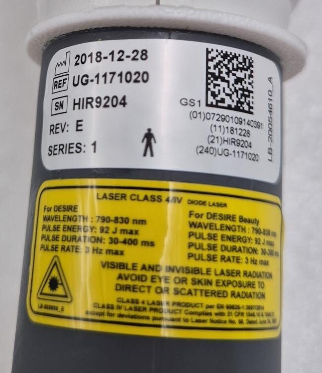 *NEW* Lumenis LightSHEER Desire HS Handpiece UG-1171020 805nm Laser Hair Removal