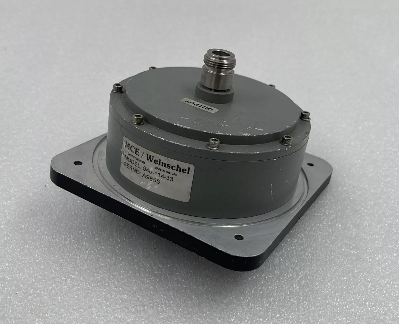 MCE Weinschel 940-114-33-1 Continuously Variable Attenuator