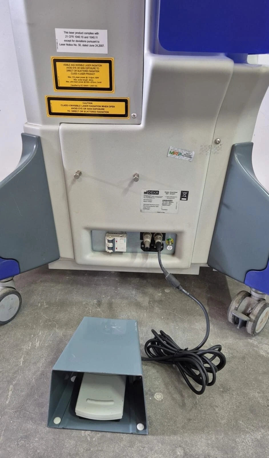 DEKA Smartxide2 M103P1 C60 MonaLisa Touch CO2 laser system with articulated arm and touchscreen interface