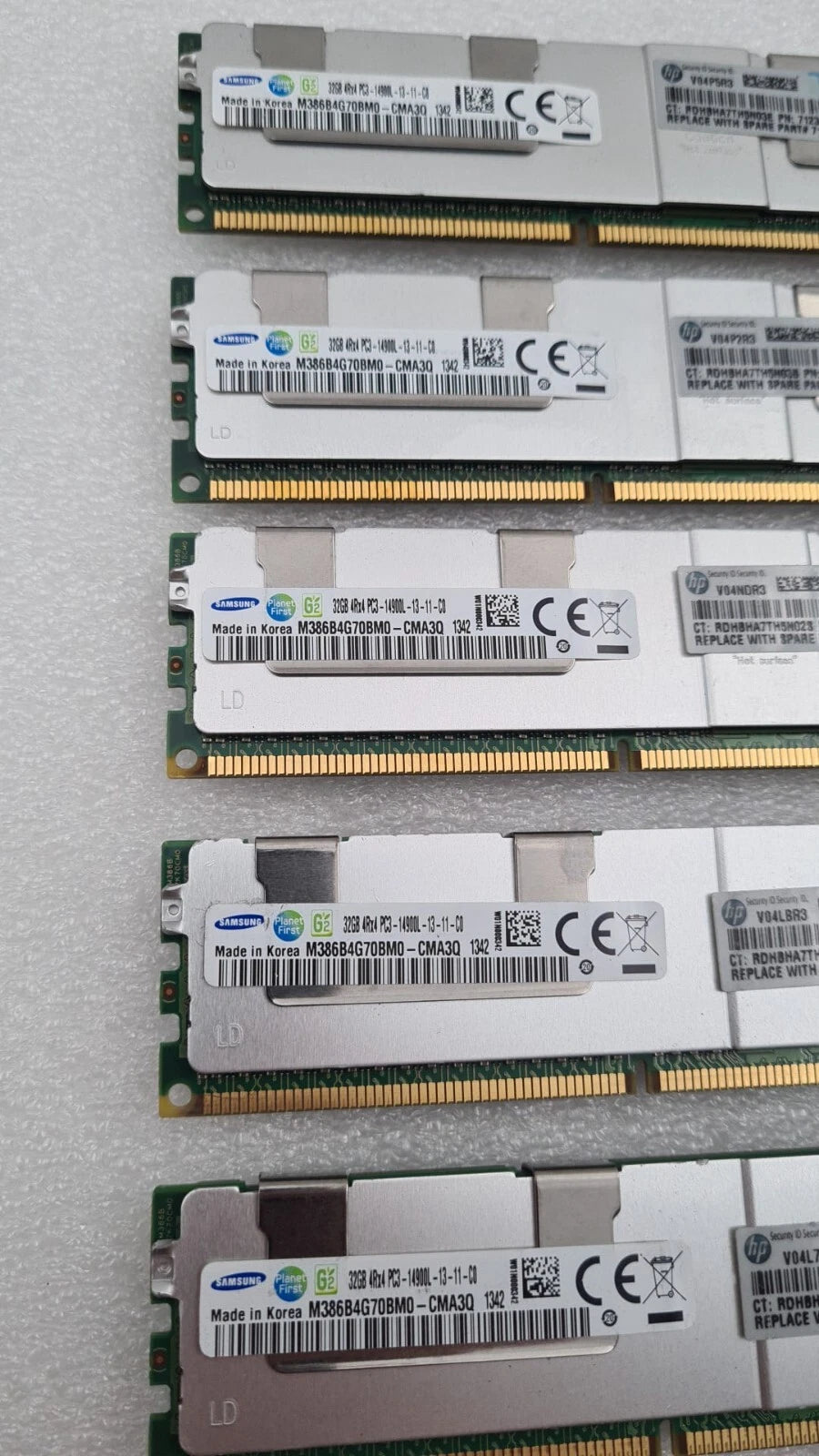 [LOT 10] 32GB 4Rx4 PC3-14900L M386B4G70BM0-CMA3Q DDR3 ECC LR LRDIMM Memory RAM