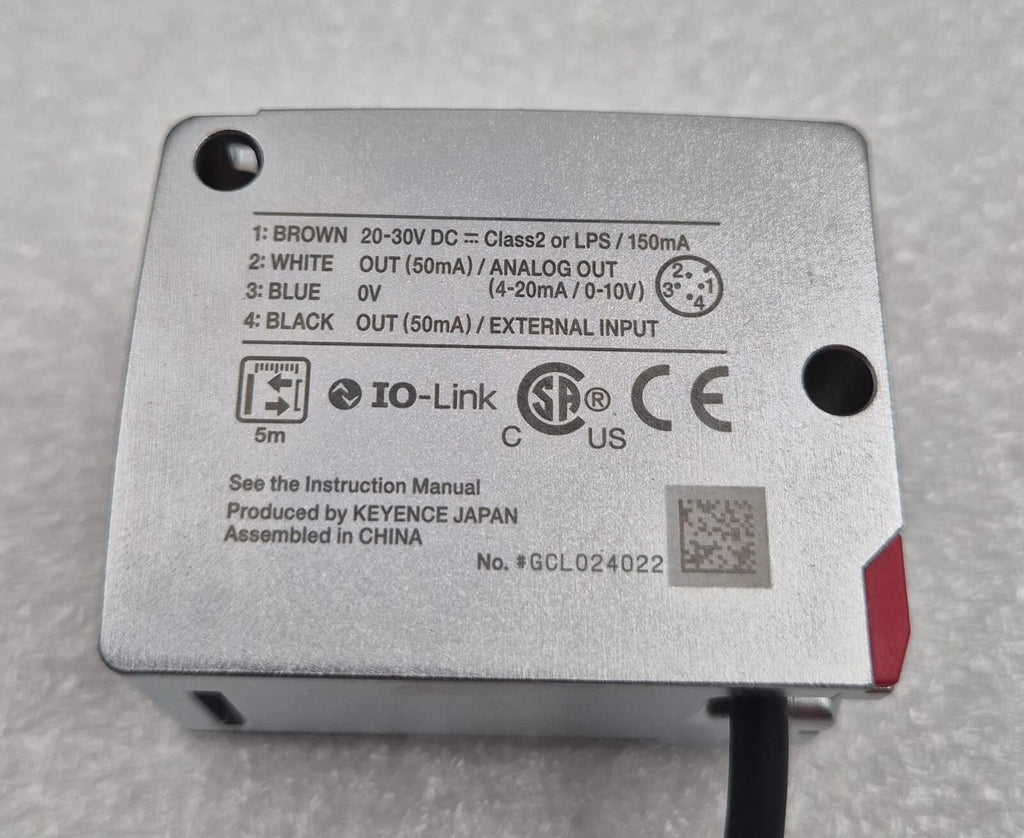 KEYENCE LR-TB5000C Laser Distance Sensor 20-30VDC IO-Link