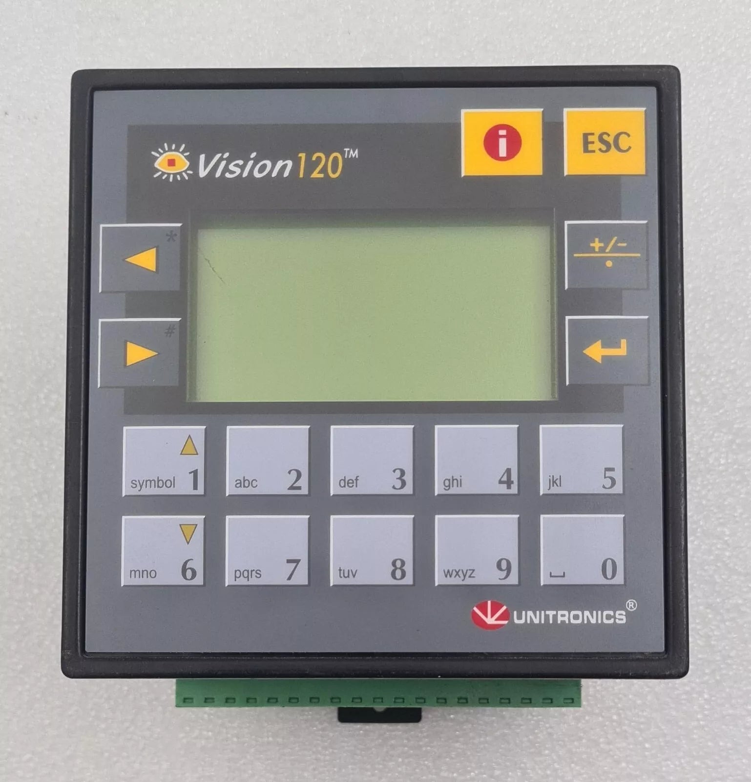 Unitronics Vision120 V120-22-T38 PLC & HMI 2.4" Screen Operator Panel Module