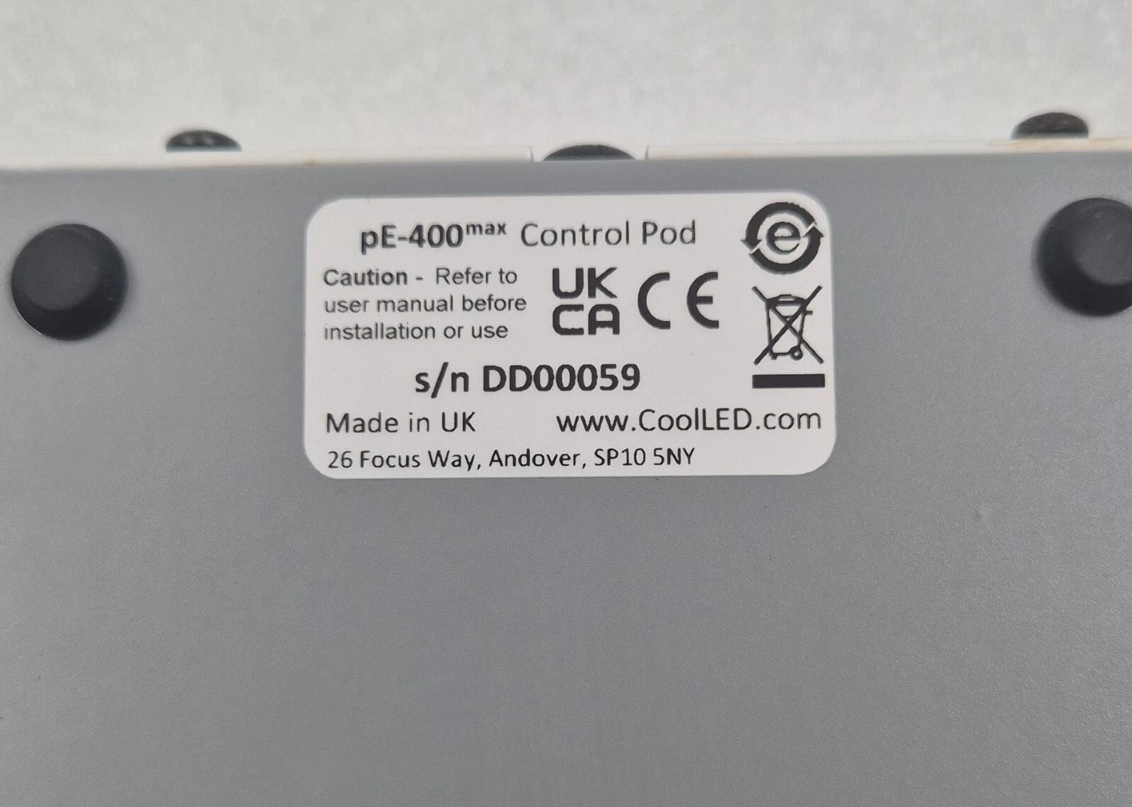 Cool LED pE-400 max Control Pod Illumination Fluorescence