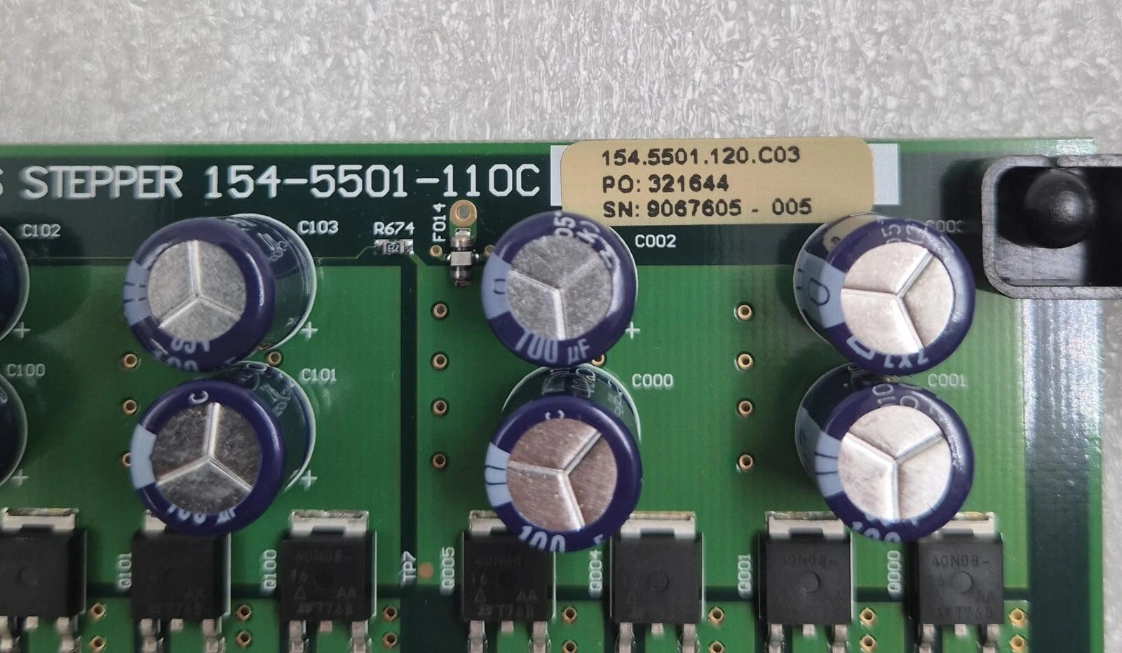 INVETECH Pty PCI 4 AXIS STEPPER 154-5501-110C PCB 154.5501.100C CARD MDS SCIEX