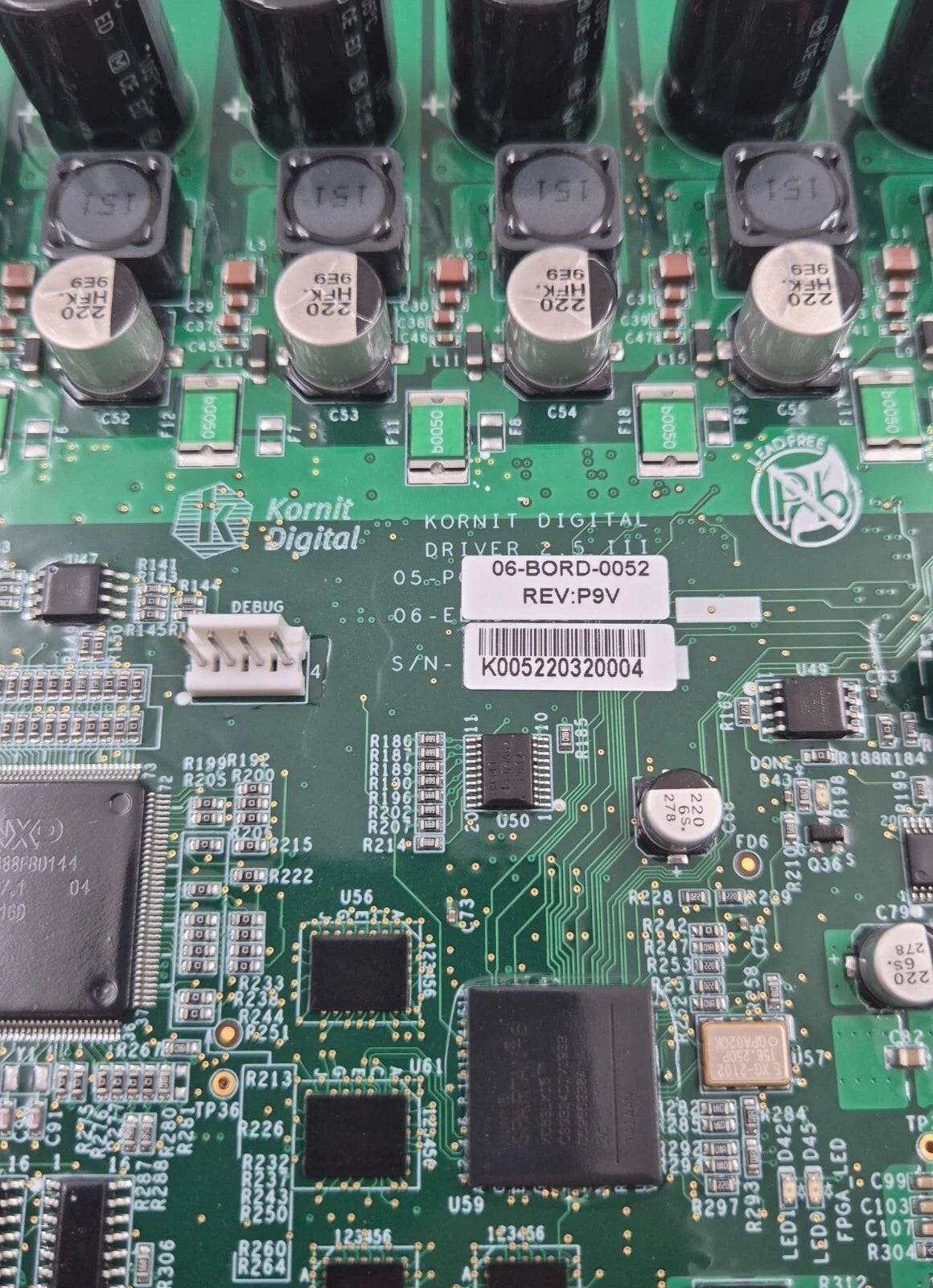 Kornit Digital Driver 2.5 III 06-BORD-0052 05-PCBB-0019 06-EBRD-0019