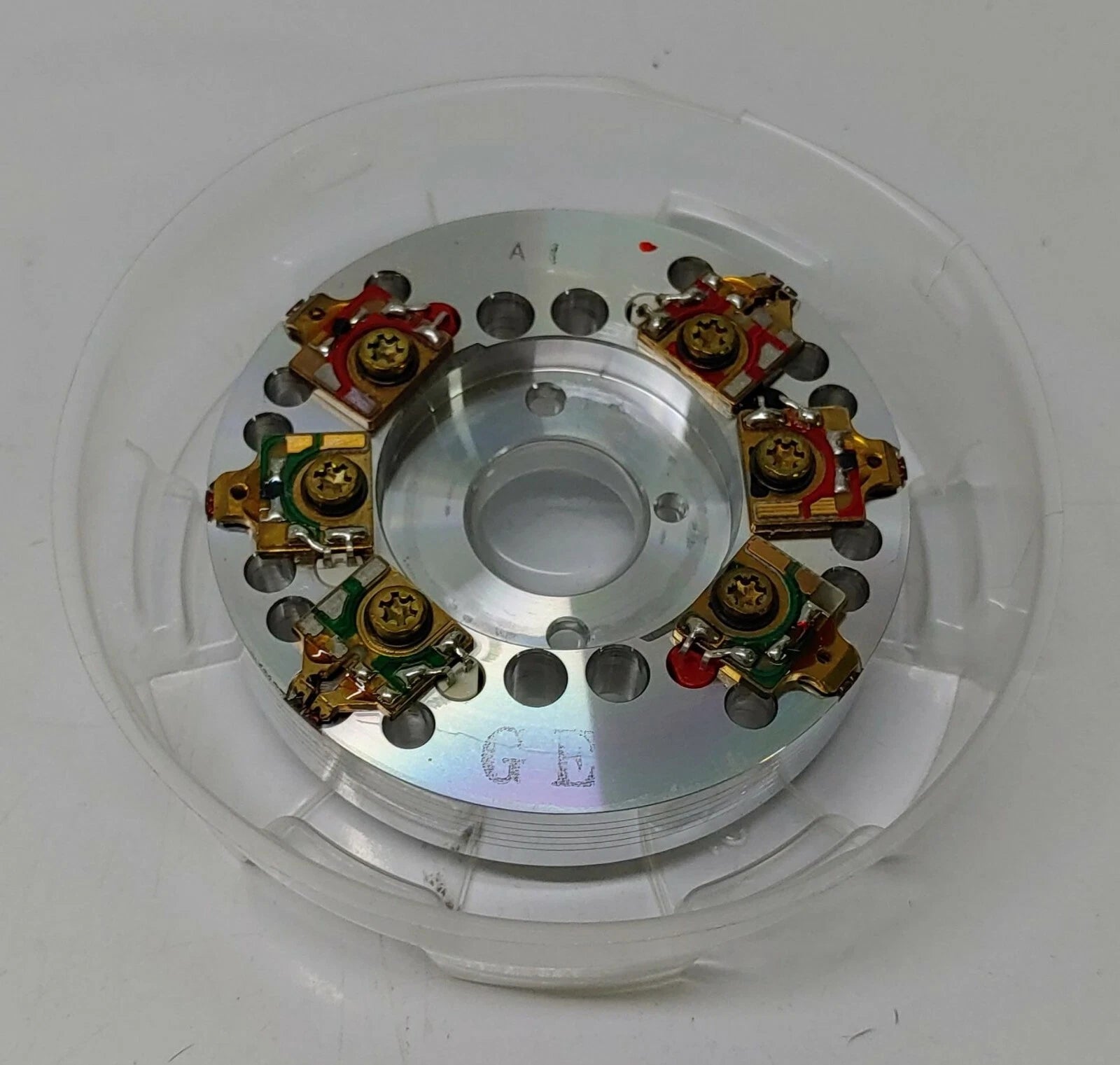 JVC PDM2153E upper drum assembly top view with heads