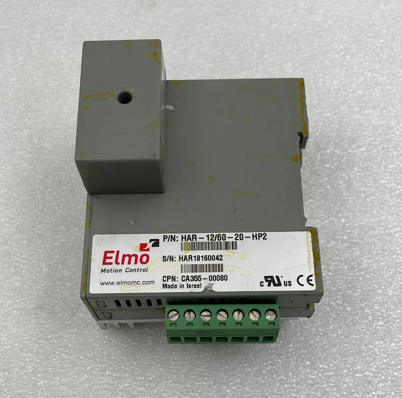 Elmo Motion Control HAR-12/60-20-HP2 EXTCAN Digital Servo Drive **FOR PARTS**